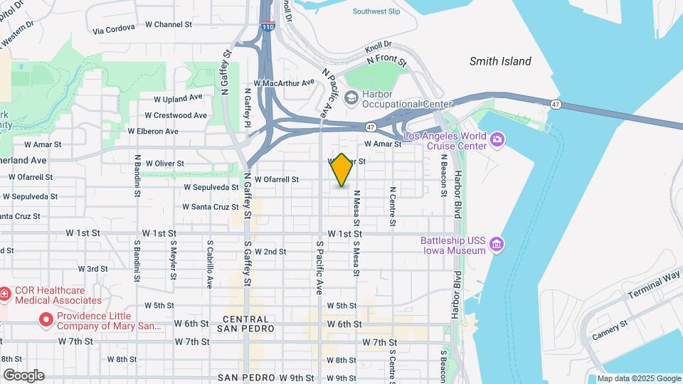 442 W Sepulveda St Mapa y Detalles de la Ubicación