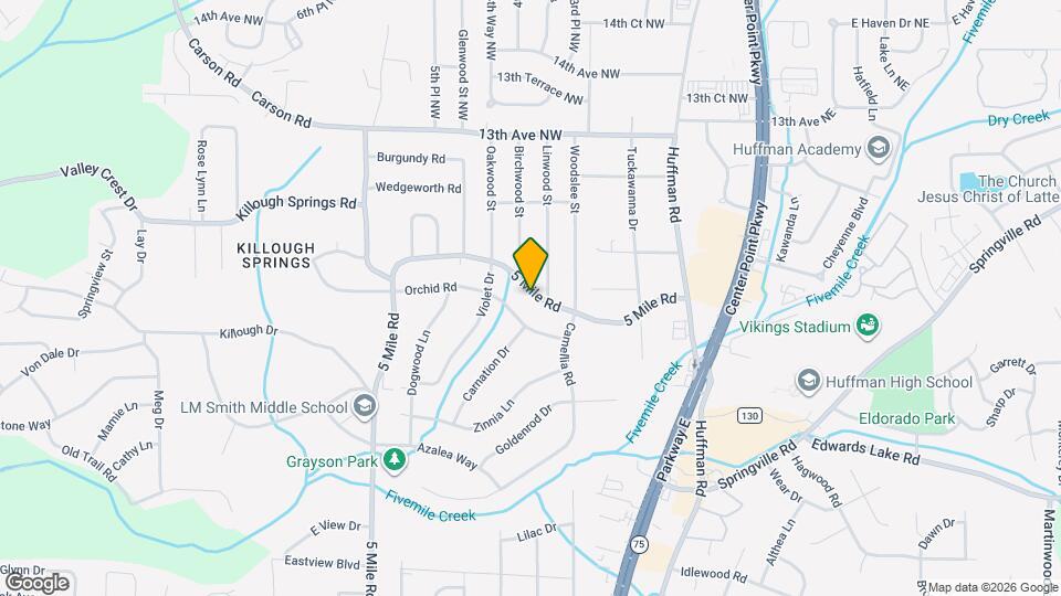 1321 5 Mile Rd Map and Location Details