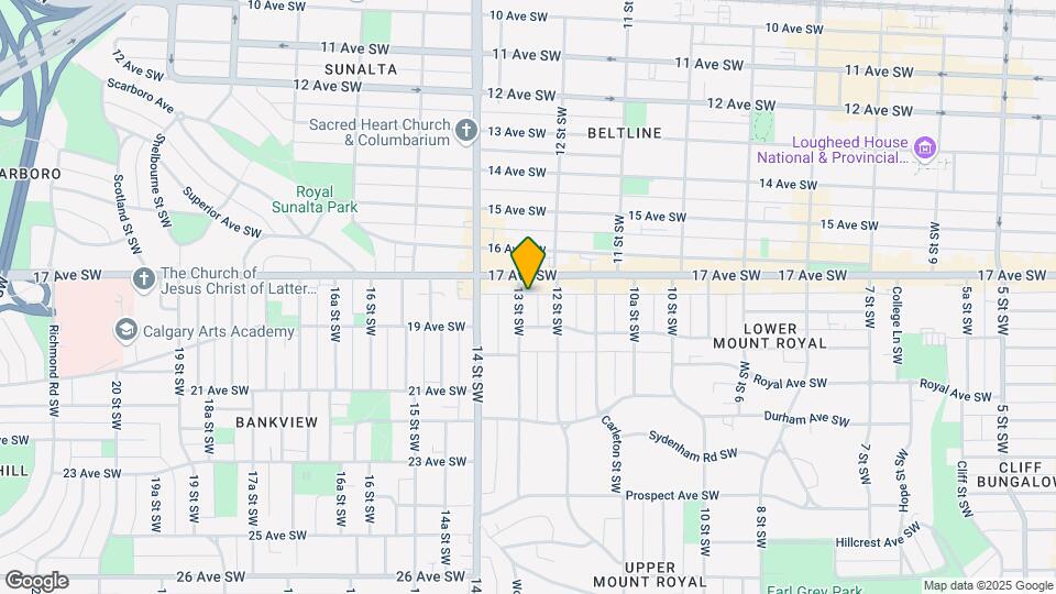 1712 13th St SW Map and Location Details