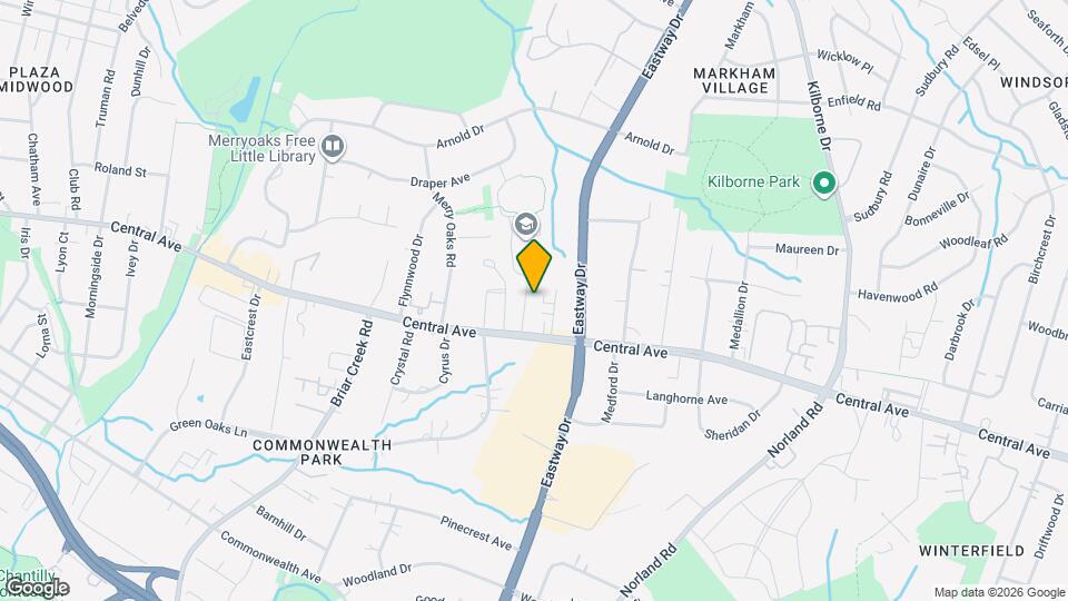 1632 Longfellow St Map and Location Details