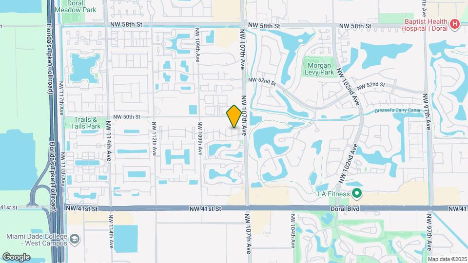 4873 NW 107th Path Map and Location Details