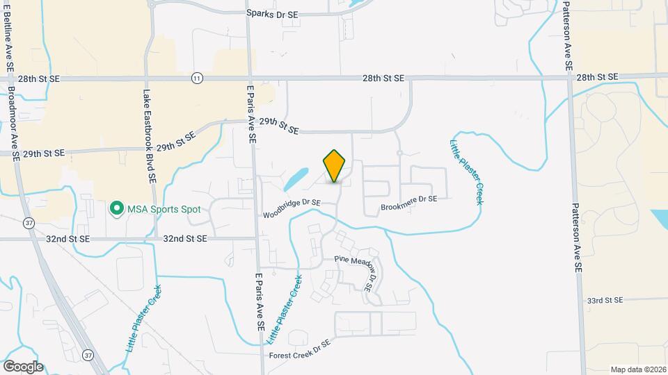 3151 Poplar Creek Dr SE Map and Location Details