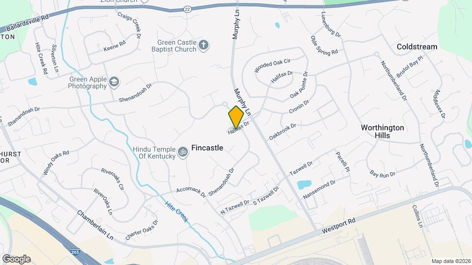 11310 Halifax Dr Map and Location Details