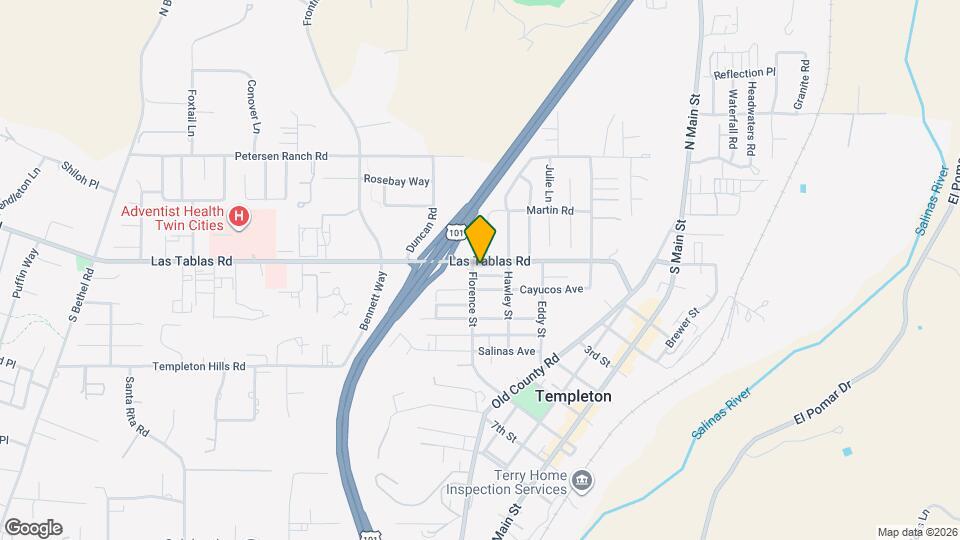 685 Las Tablas Rd Map and Location Details