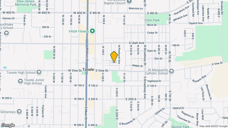 93 E Pinehurst St Mapa y Detalles de la Ubicación