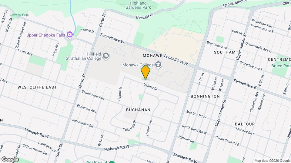 58 Columbia Dr, Unit Upper Map and Location Details