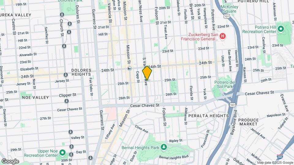 3291 25th St Map and Location Details