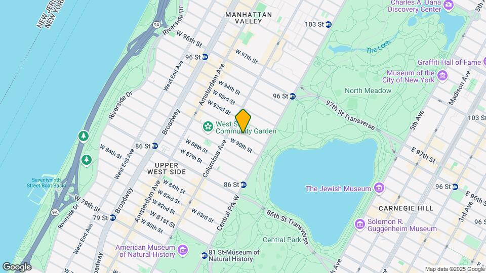 56 W 91st St Mapa y Detalles de la Ubicación