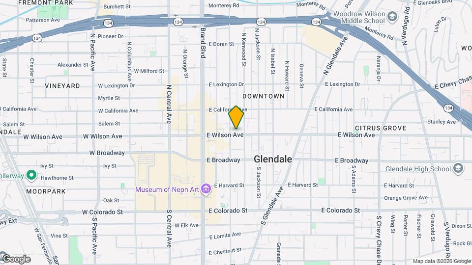 309 E Wilson Ave Mapa y Detalles de la Ubicación