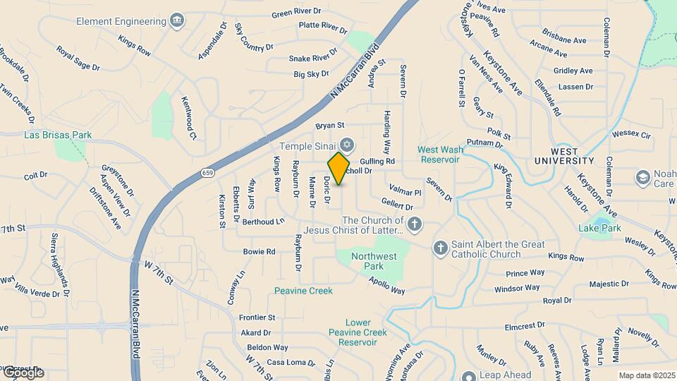 1455 Bridgewood Ln Map and Location Details
