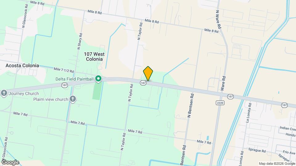 10 TX-107 Map and Location Details