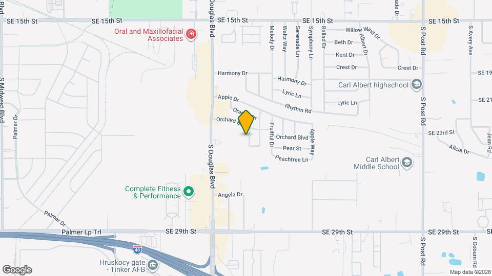 2425 Cherry Ln Map and Location Details