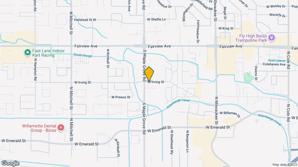 8941 W Irving St Mapa y Detalles de la Ubicación