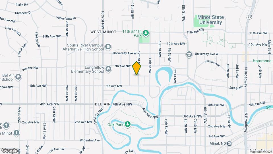 525 12th St NW Map and Location Details