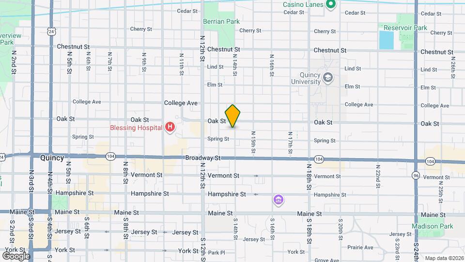 517 N 14th St Map and Location Details