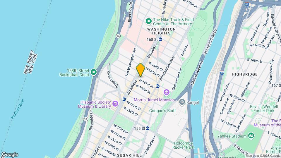 579 W 161st St Mapa y Detalles de la Ubicación