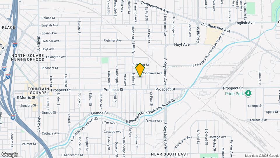 1022 S Churchman Ave Map and Location Details
