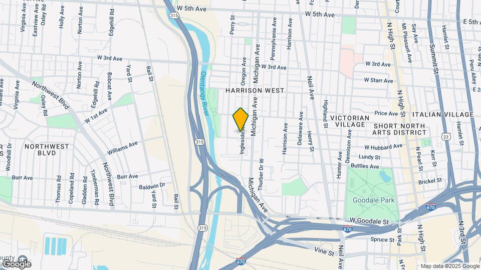 925 Ingleside Ave, Unit 301 Map and Location Details