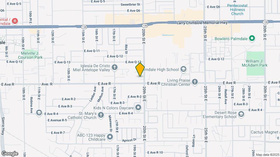 38009-38023 R Ave E Mapa y Detalles de la Ubicación