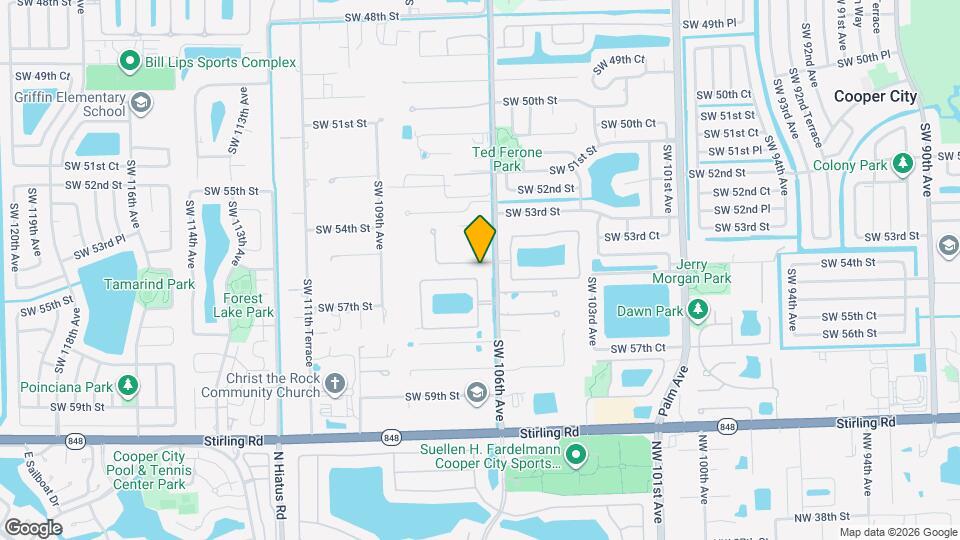 10630 SW 55th St Map and Location Details