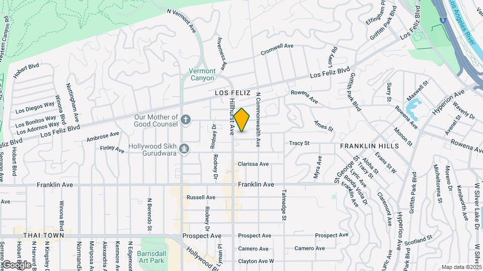 4439 Price St Map and Location Details