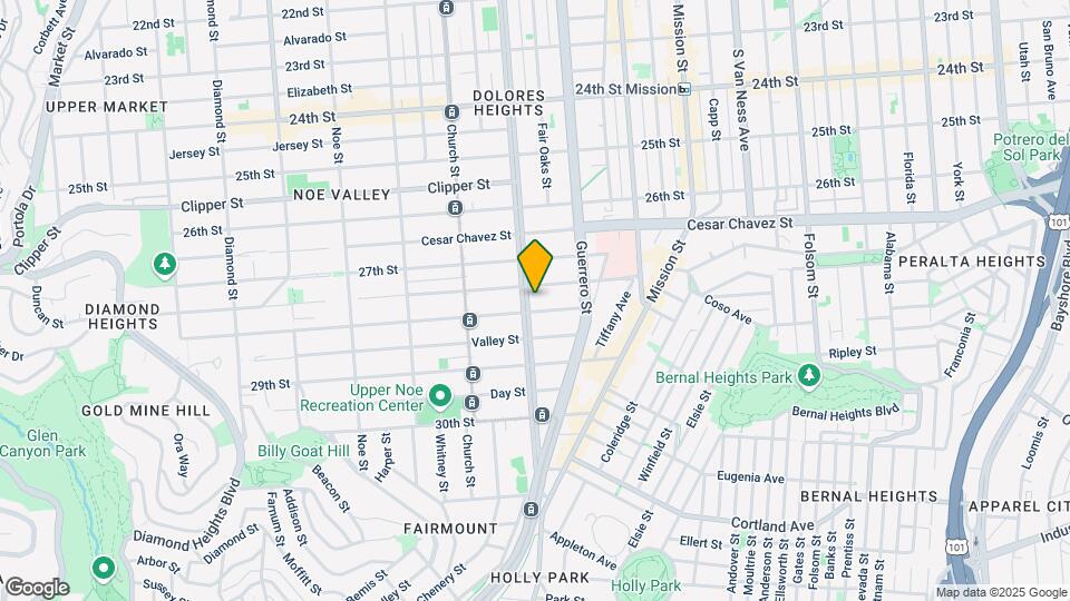 1477-1483 Dolores St Map and Location Details