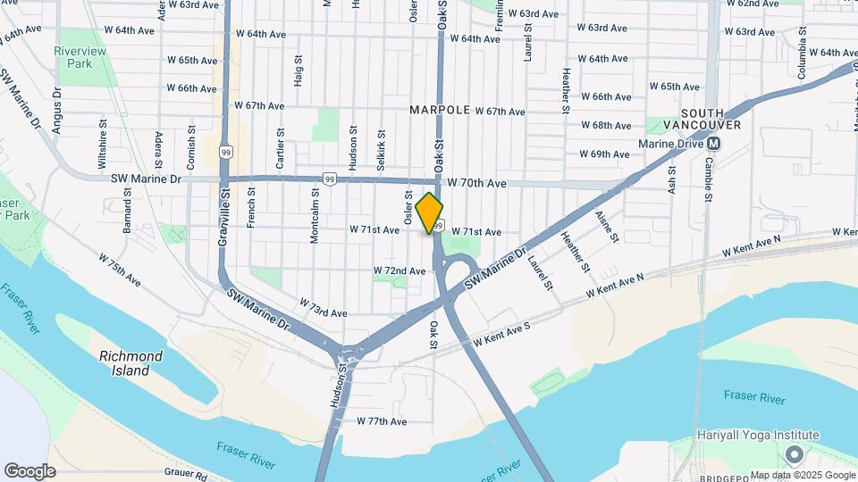 8725 Oak St Map and Location Details