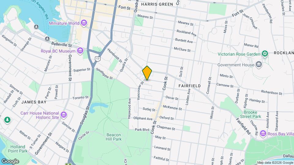 1005 Pakington St Map and Location Details
