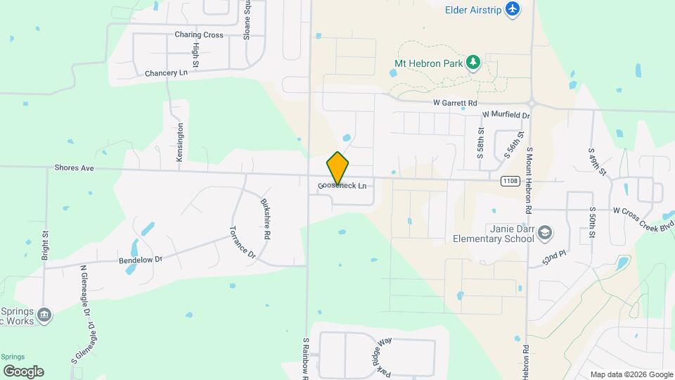 1417 Gooseneck Ln Mapa y Detalles de la Ubicación