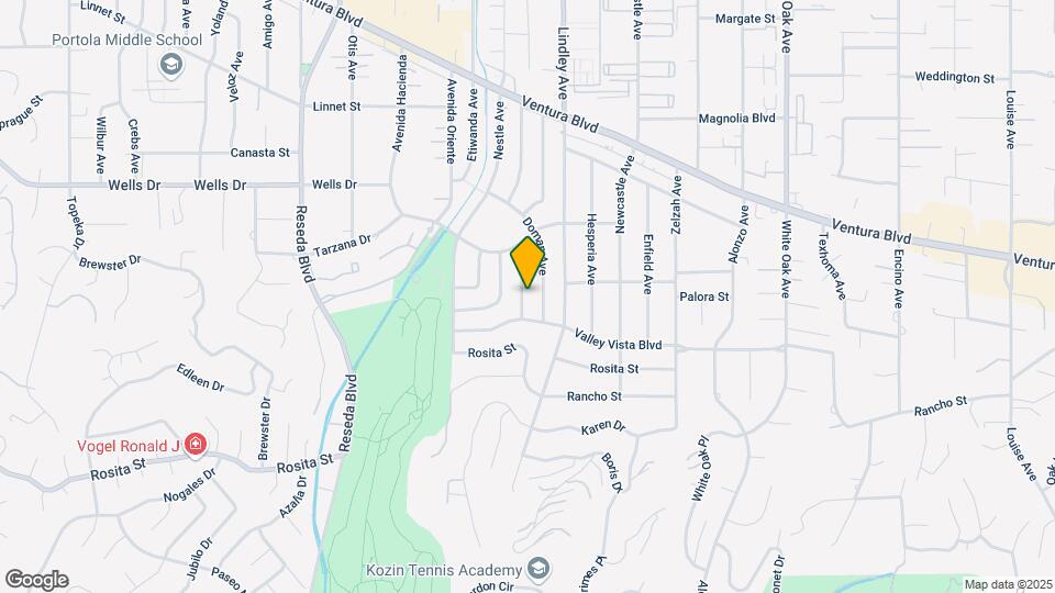 4938 Chimineas Ave Map and Location Details