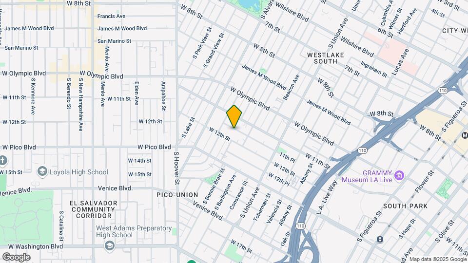 1834 W 11th Pl Mapa y Detalles de la Ubicación