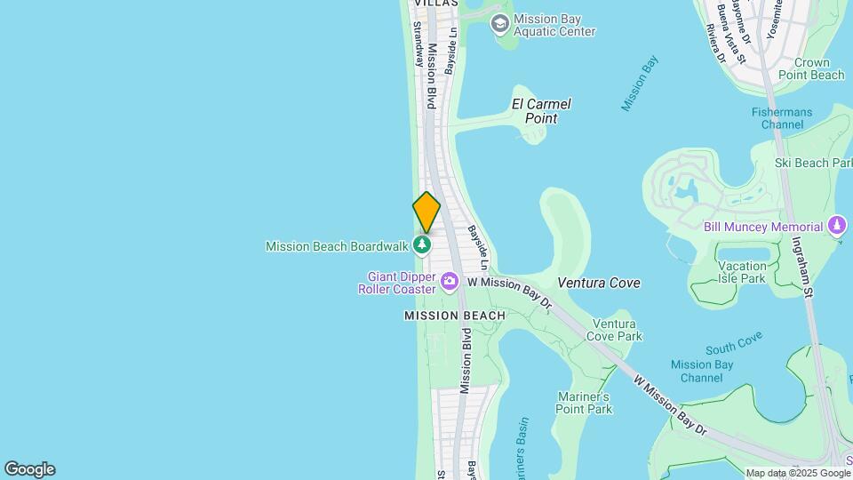 3275 Ocean Front Walk Mapa y Detalles de la Ubicación