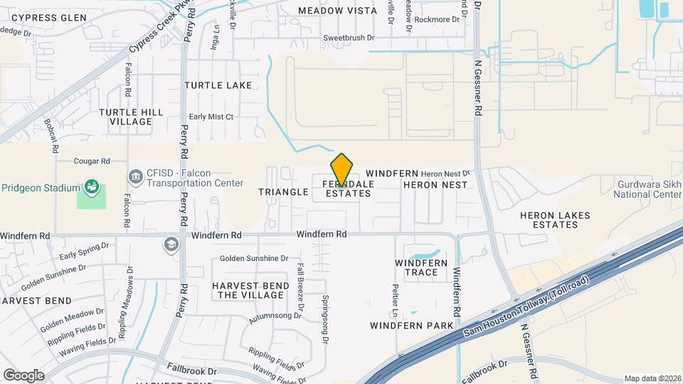 9027 Ferndale View Dr Map and Location Details