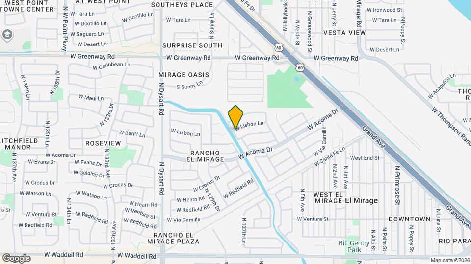 12575 W Lisbon Ln Map and Location Details