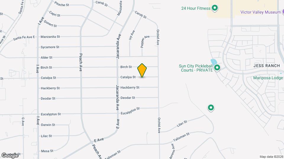 18393 Catalpa St Map and Location Details