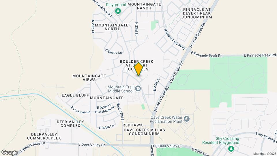 2305 E Parkside Ln Mapa y Detalles de la Ubicación