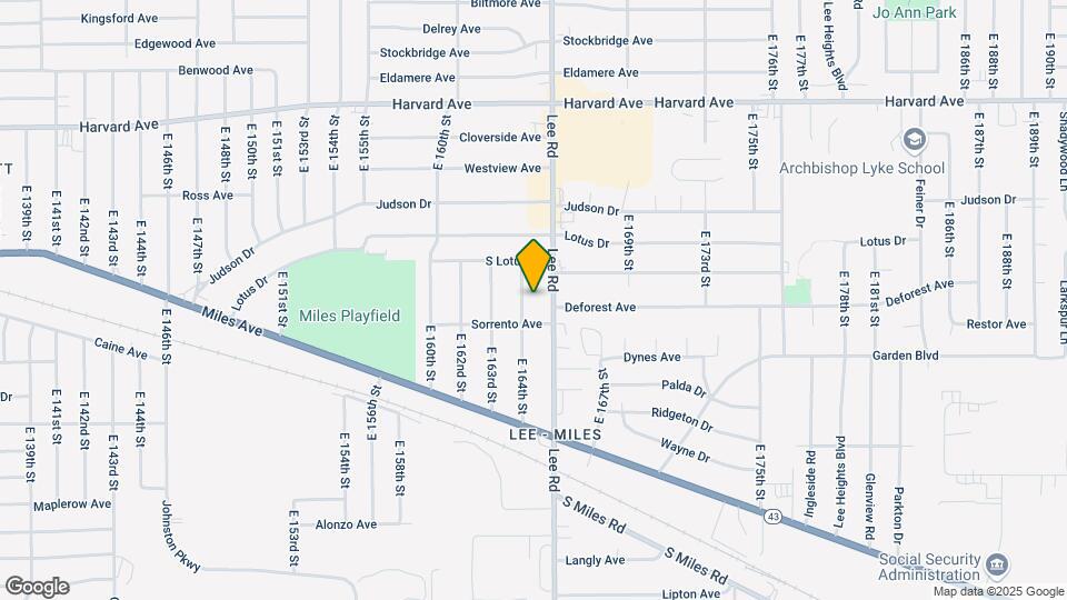 4249 E 164th St Map and Location Details