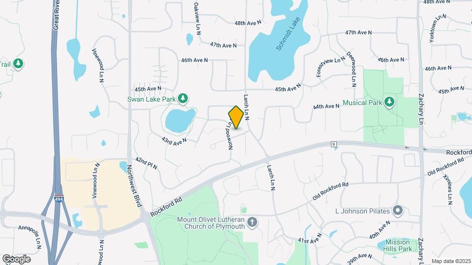 12320 43rd Ave N Map and Location Details