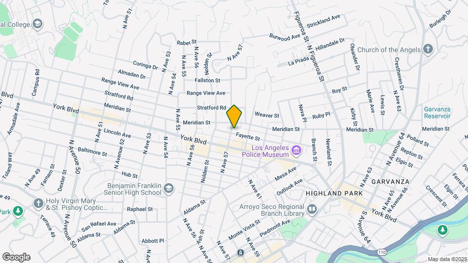 5701 Fayette St Map and Location Details