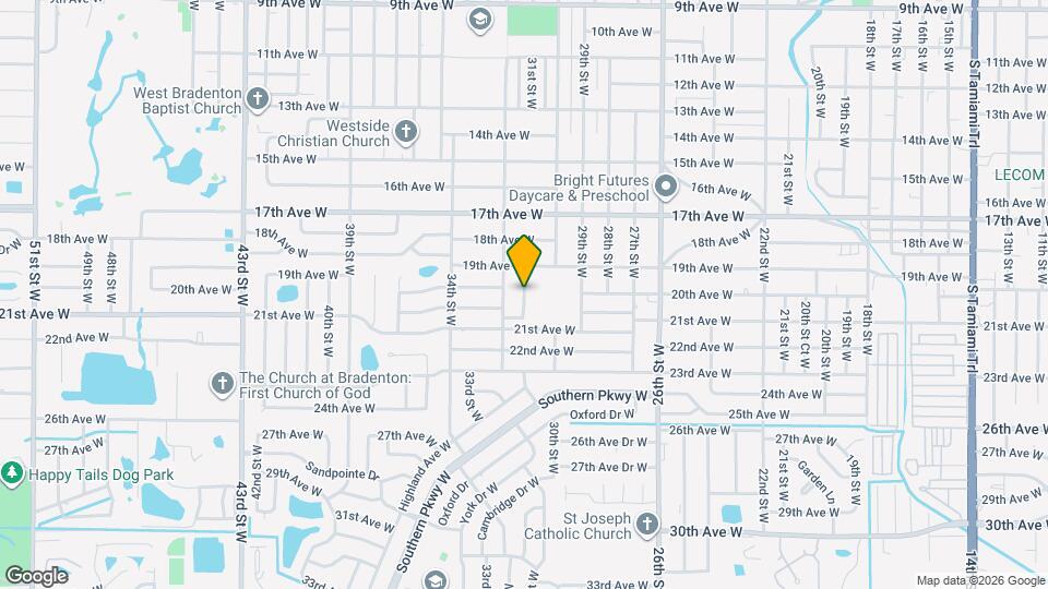 2007 31st St W Map and Location Details