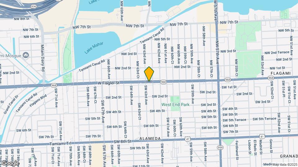 6270 W Flagler St Map and Location Details
