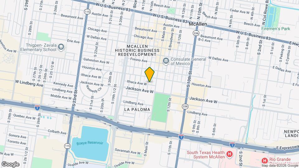 821 S 15th St Map and Location Details