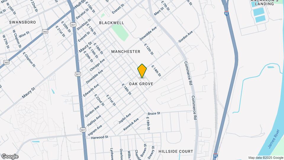 1110 E 16th St Map and Location Details