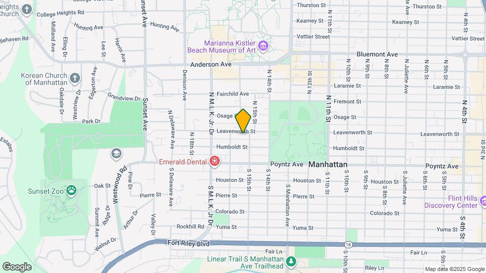 1511 Leavenworth St, Unit LowerLevelUnit Map and Location Details