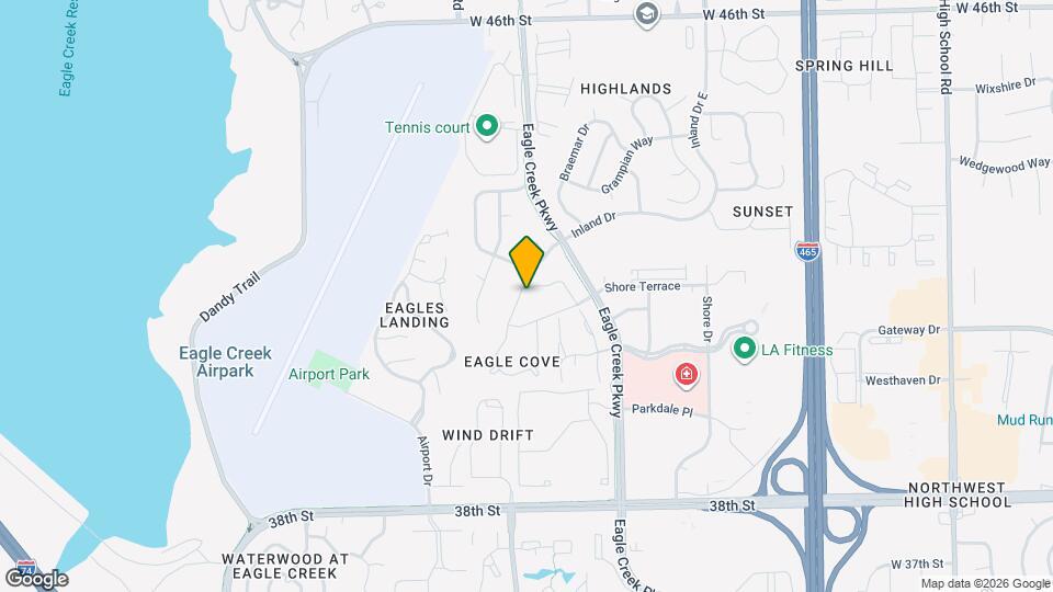 4155 Eagle Cove W Dr Map and Location Details