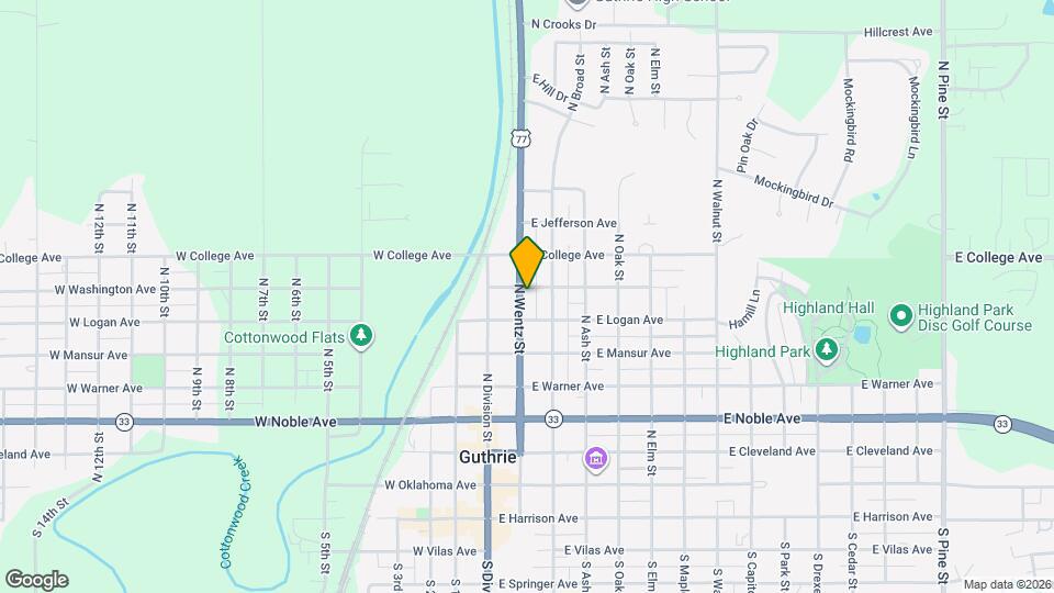 624 N Wentz St Map and Location Details