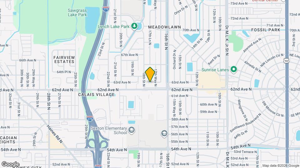 1770 63rd Ave N Map and Location Details