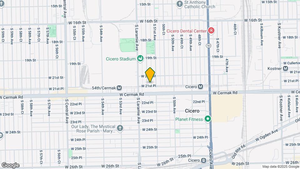 2123-2125 S 51st Ct Map and Location Details