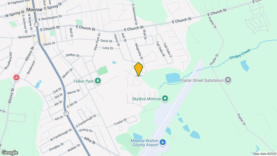 711 W Creek Cir Map and Location Details