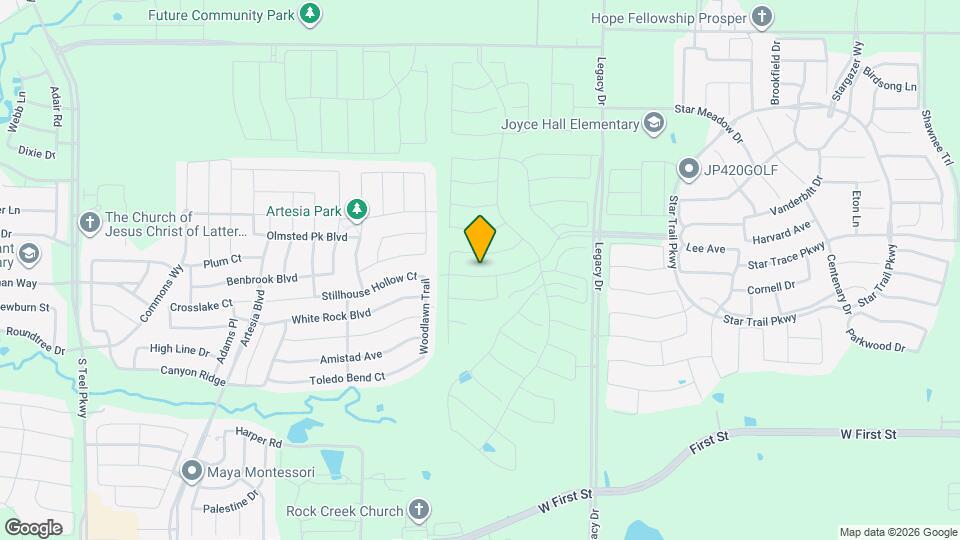 2730 Starwood Dr Map and Location Details